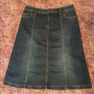 Blue Jean Skirt